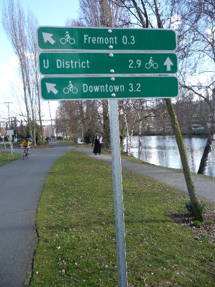 New bike route signs...for riders!